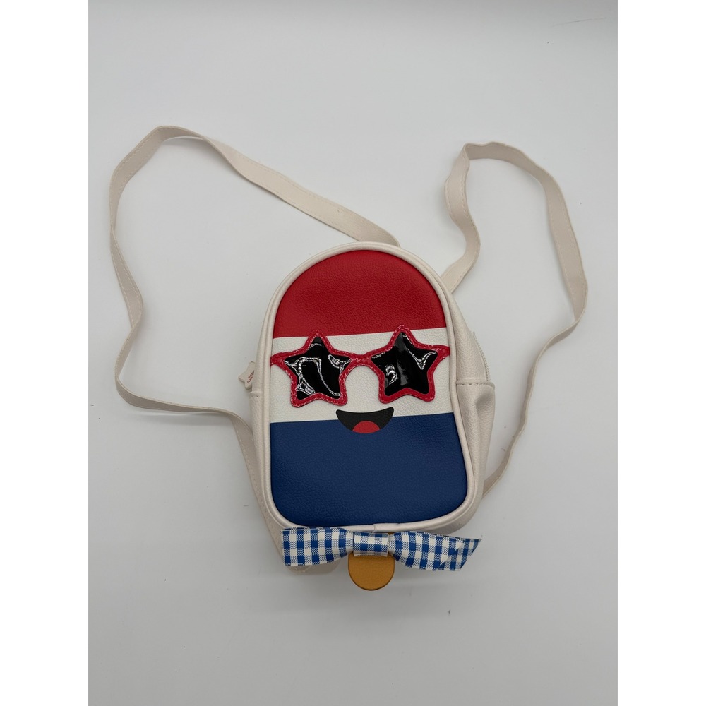 Bath & Body Works Kids Mini Backpack Popsicle Red White Blue Star Sunglasses